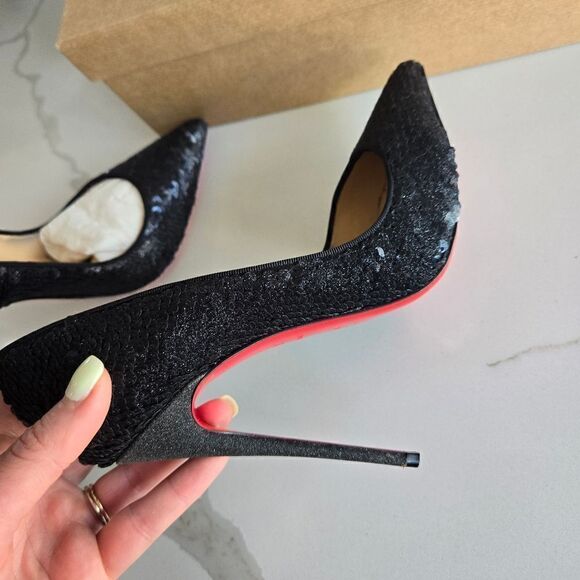Christian Louboutin So Kate 120 Sequin Pump Shoes 38.5 - Picture 4 of 11